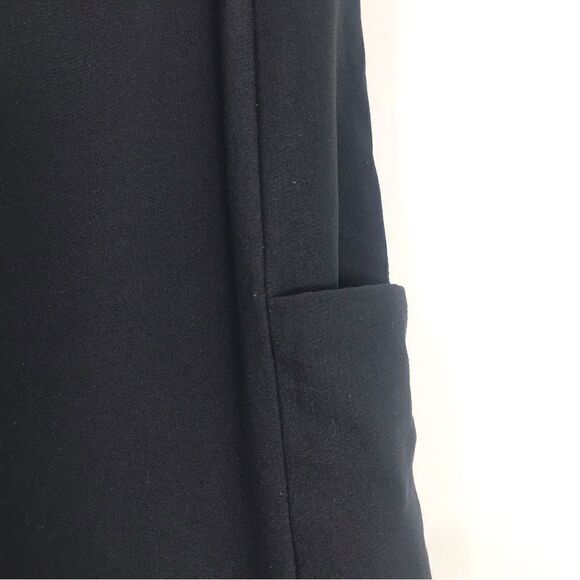 Athleta Wander High Rise Slim Black Nylon Athleisure Cropped Ankle Pants - Picture 9 of 13